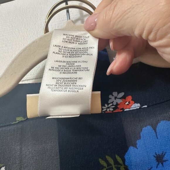 NEW MICHAEL KORS KIMONO COVER UP FLORAL BORDER MEDIUM/LARGE - Picture 7 of 9